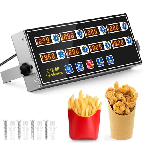Crafted 1 Pack Commercial Digital Kitchen Timer for Cooking Enhanced