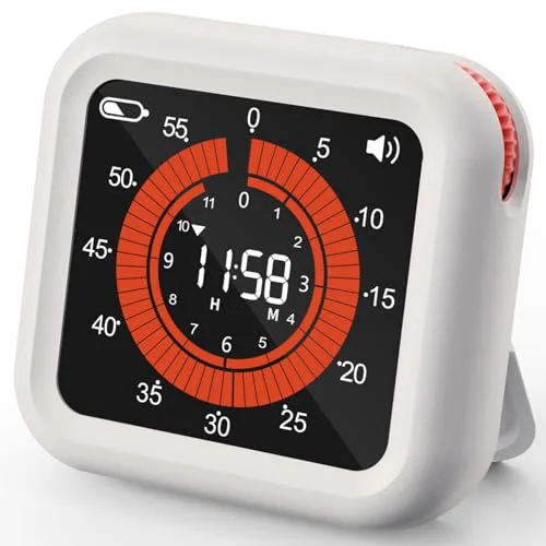 Functional Digital Magnetic Visual Kitchen Timer Quality