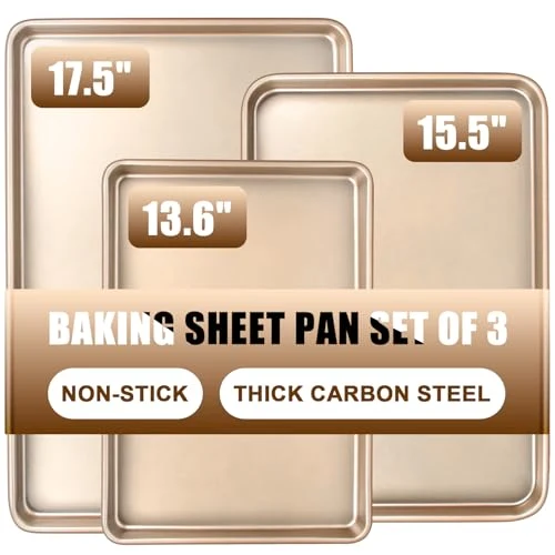 Breathable Baking Sheet Pan Set of 3 3 Count Selected