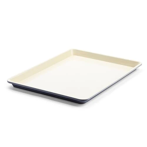 Premium Material 18 x 13 Ceramic Nonstick Half Cookie Sheet Detailed