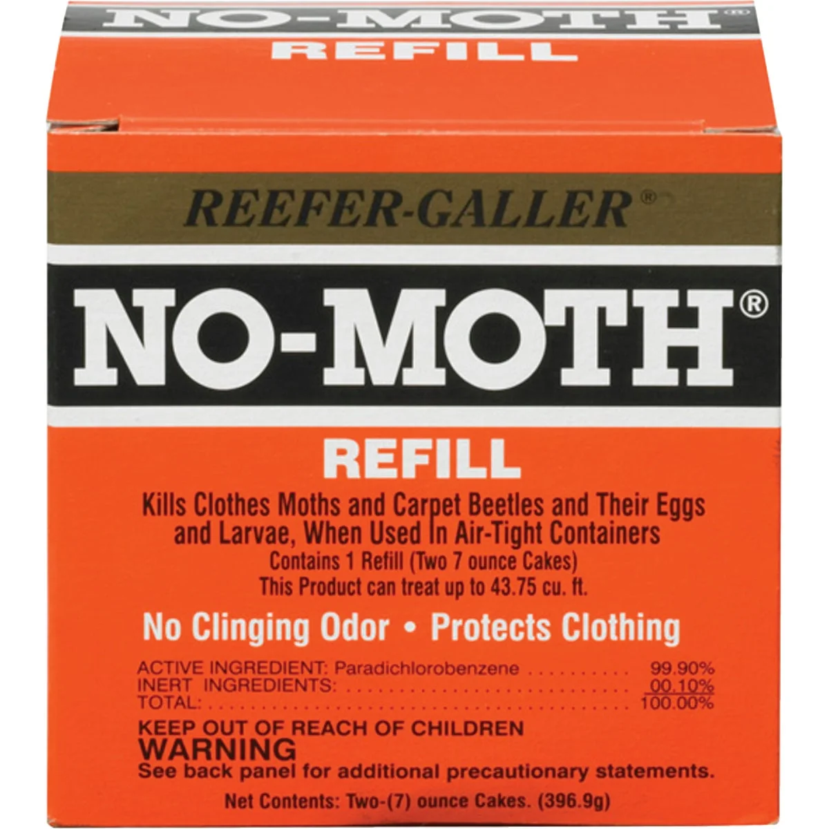 Classic Reefer-Galler No-Moth Moth Killer Cake Refill 2-Pack Modern