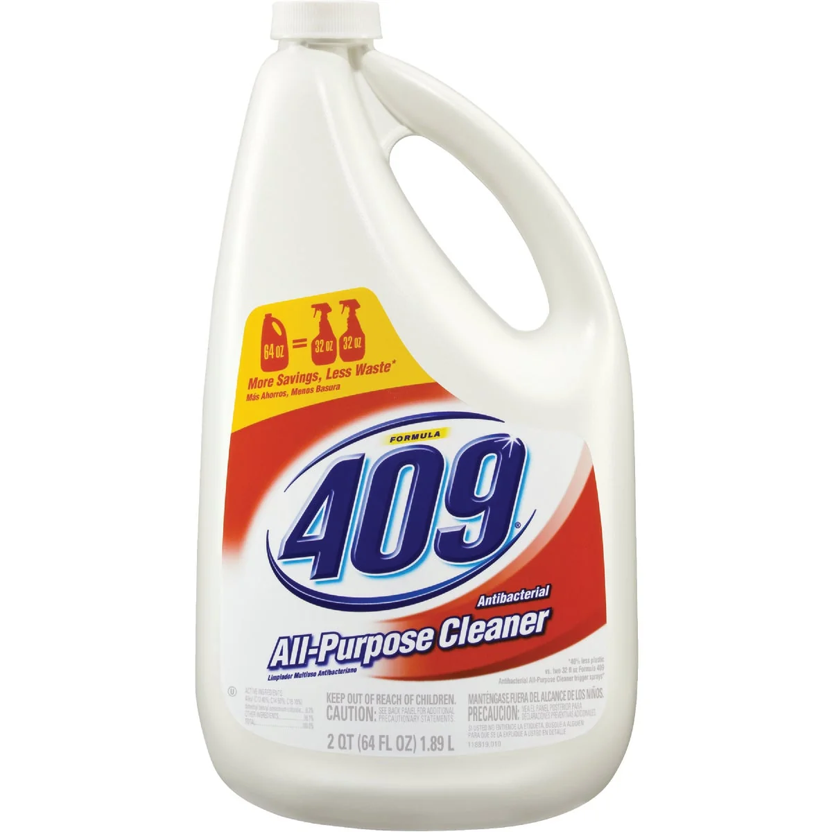 Environmentally Friendly Formula 409 64 Oz. All-Purpose Cleaner Antibacterial Disinfectant Refill Natural