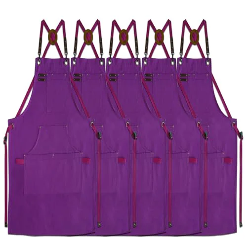 Genuine 5 Pack Kitchen Apron Eco-Friendly