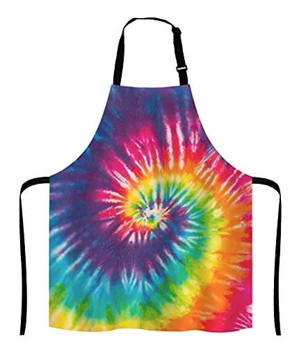 Minimalist Tie Dye Kitchen Cooking BBQ Chef Apron Original Design