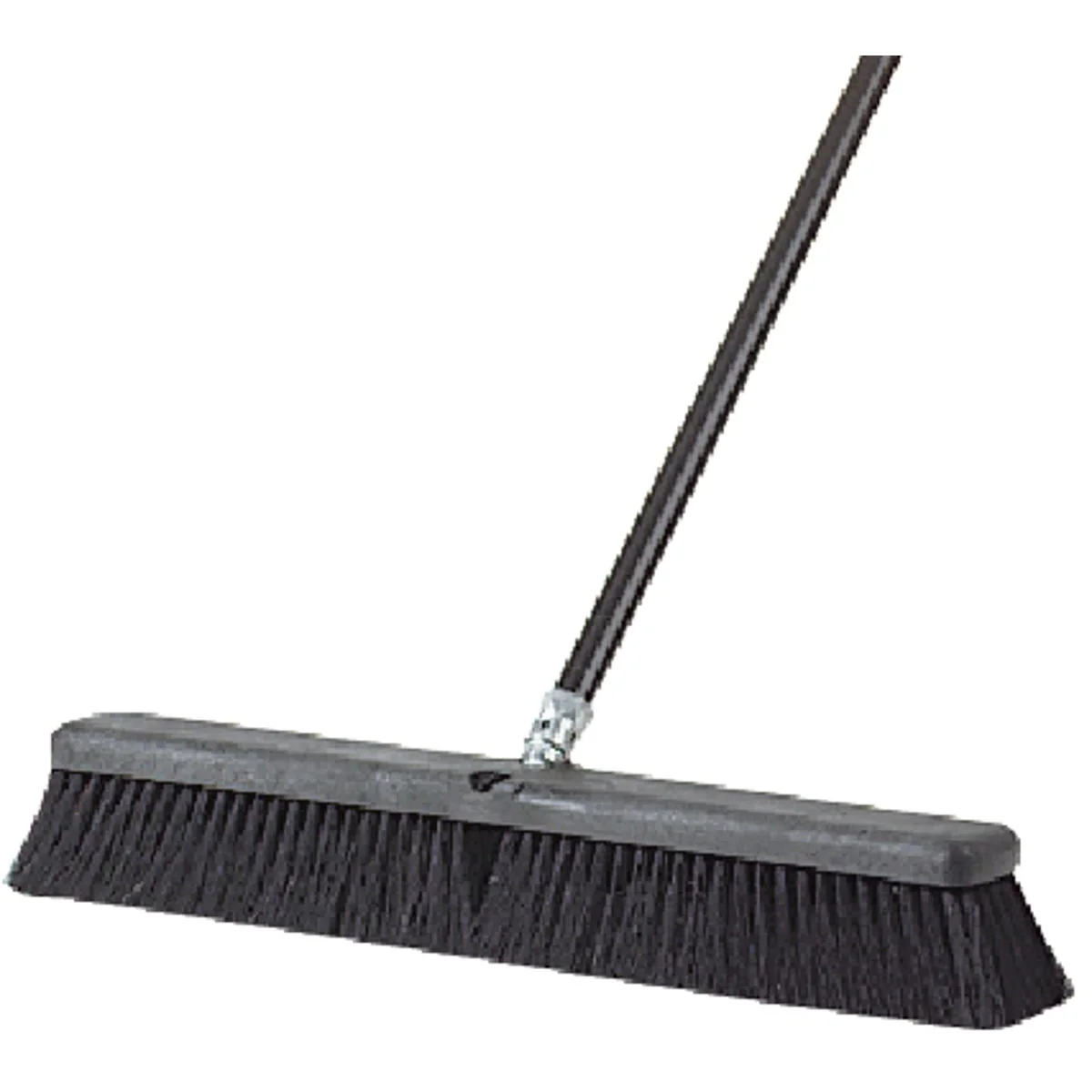 Efficient Do it 24 In. W. x 60 In. L. Metal Handle Black-Fibre Border Push Broom Healthy