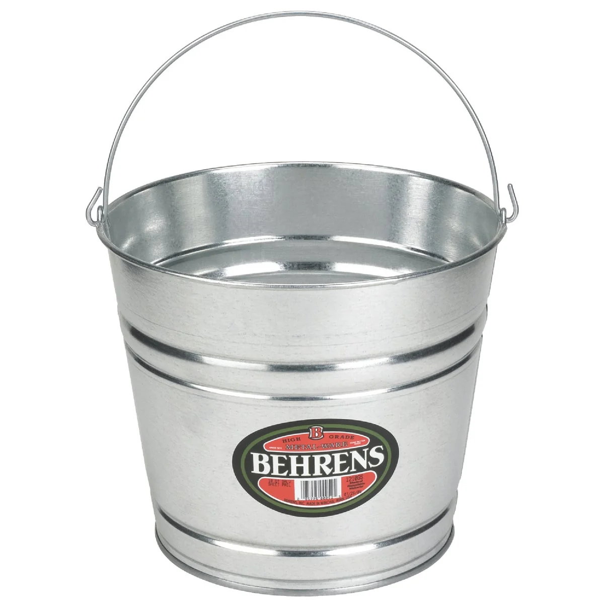 Powerful Behrens 10 Qt. Galvanized Steel Pail Fast