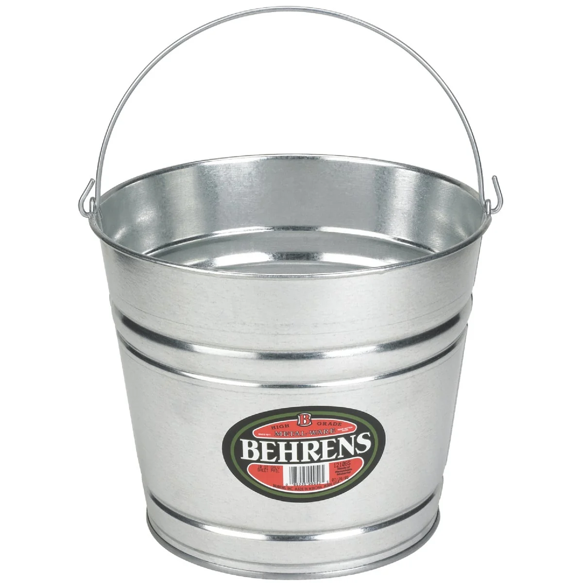Original Design Behrens 12 Qt. Galvanized Steel Pail Powerful