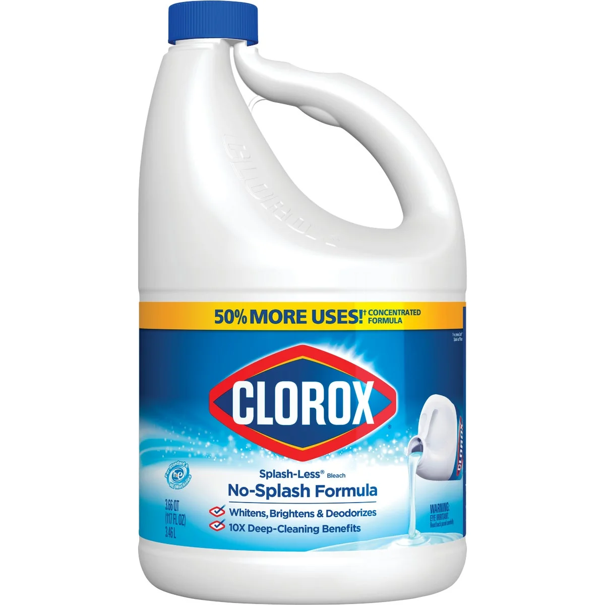 Unique Clorox 117 Oz. Concentrated Splash-Less Liquid Bleach Expertly Made
