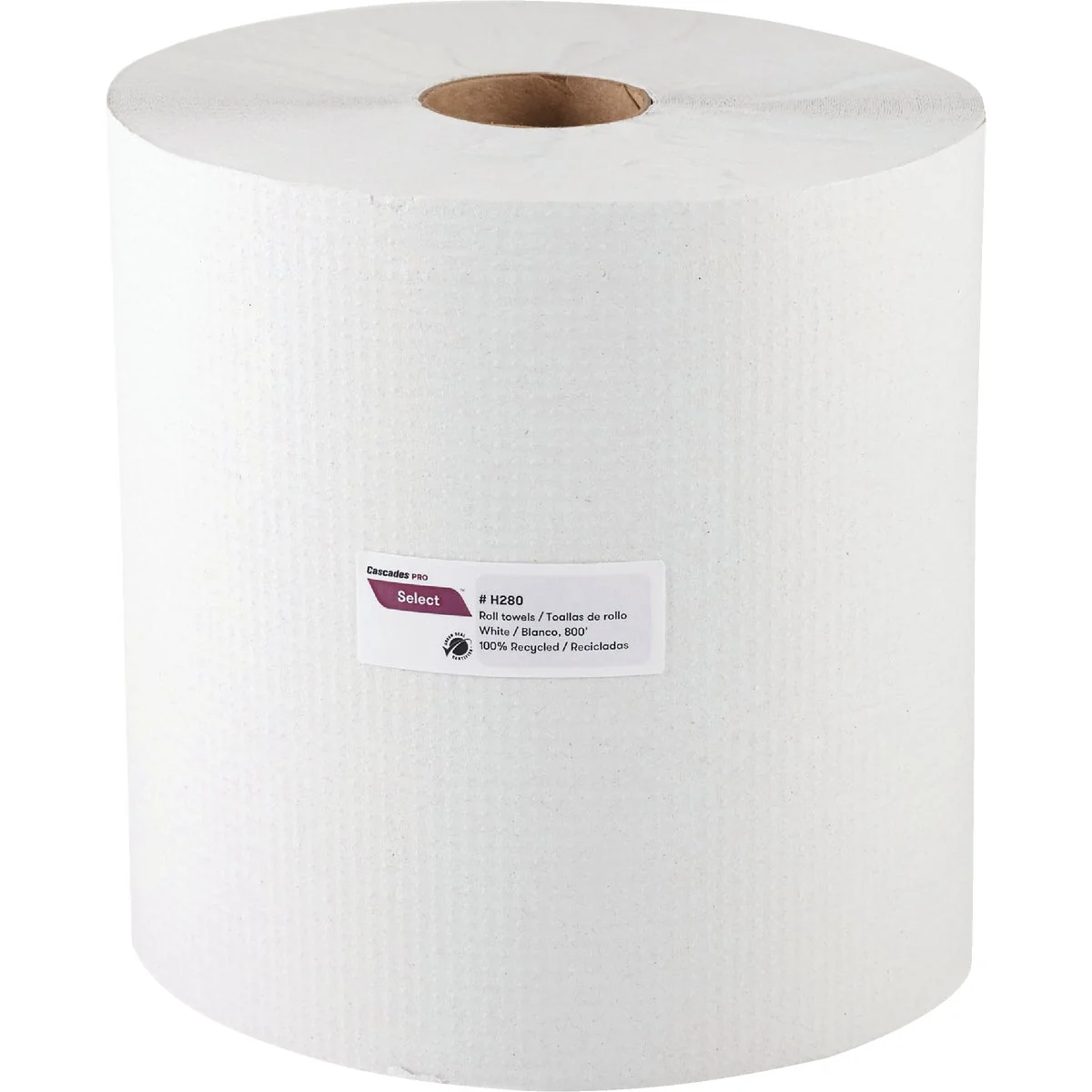 Selected Cascades Pro Select White Hard Roll Towel 6-Count Specialty