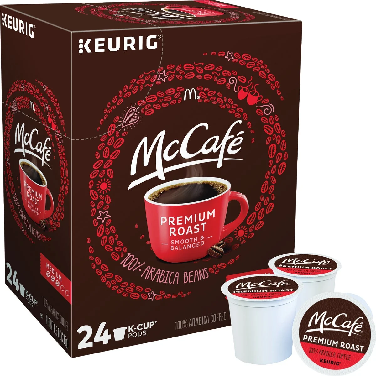 Exclusive Keurig McCafe Premium Roast K-Cup 24-Pack Versatile
