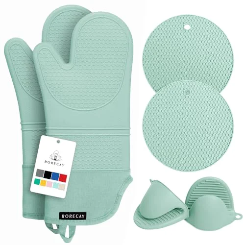 Contemporary 2 Pack Silicone Pot Holders for Kitchen Sophisticated