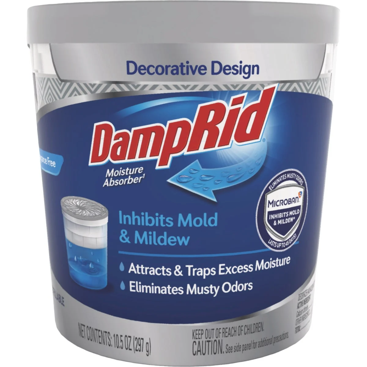 Dependable DampRid 10.5 Oz. Fragrance Moisture Absorber with Microban Eco-Friendly