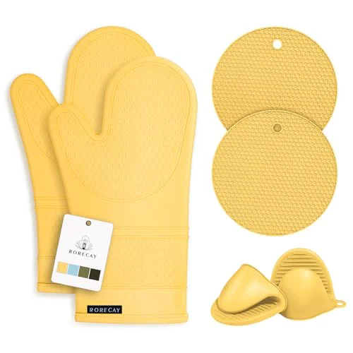Innovative Silicone Oven Mitts and Pot Holders Sets World-Class