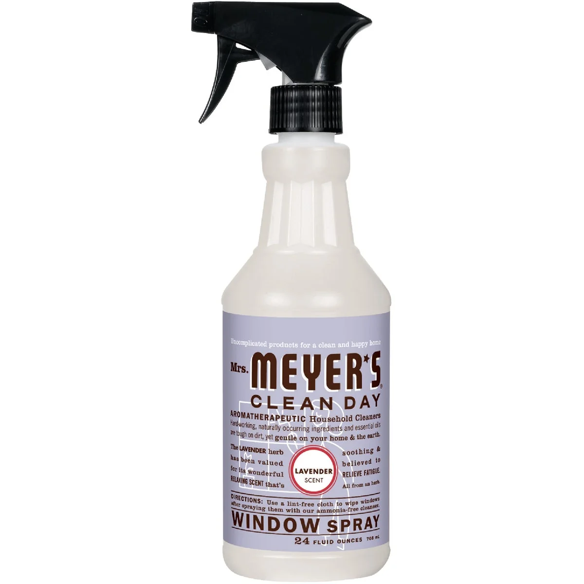 Enhanced Mrs. Meyer's Clean Day 24 Oz. Lavender Window Cleaner Advanced