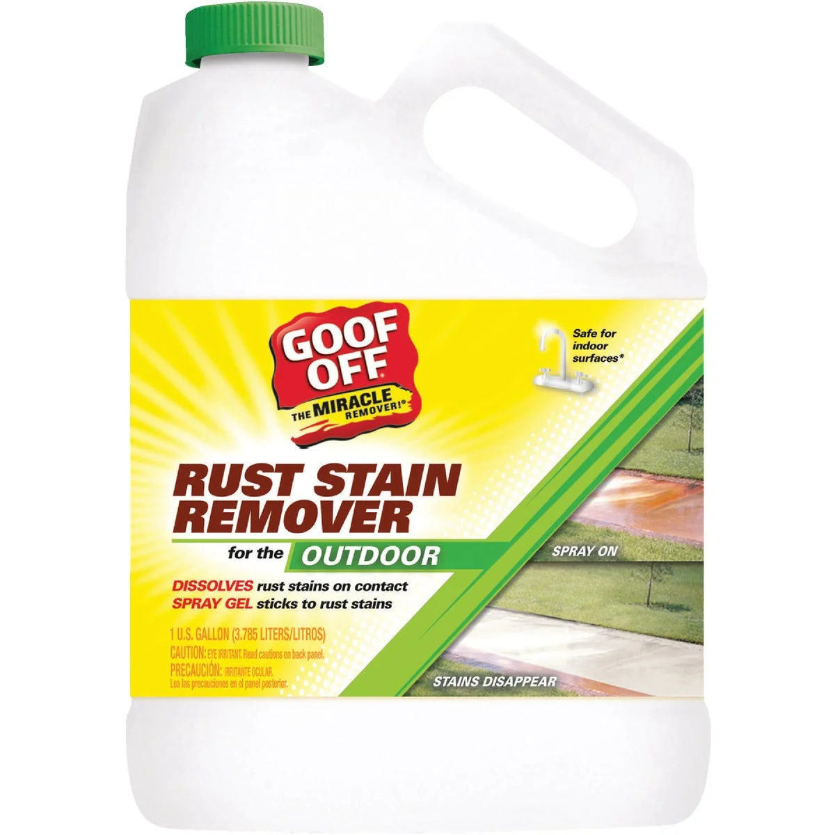 Natural Goof Off 1 Gal. Outdoor Rust Stain Remover Secure