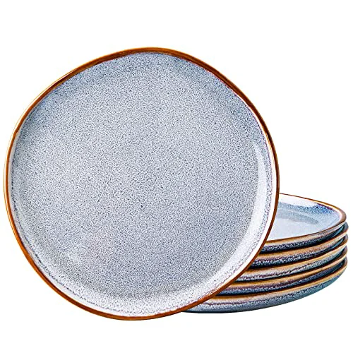 Healthy Ceramic Dinner Plates Set of 6 6 Count Trendy