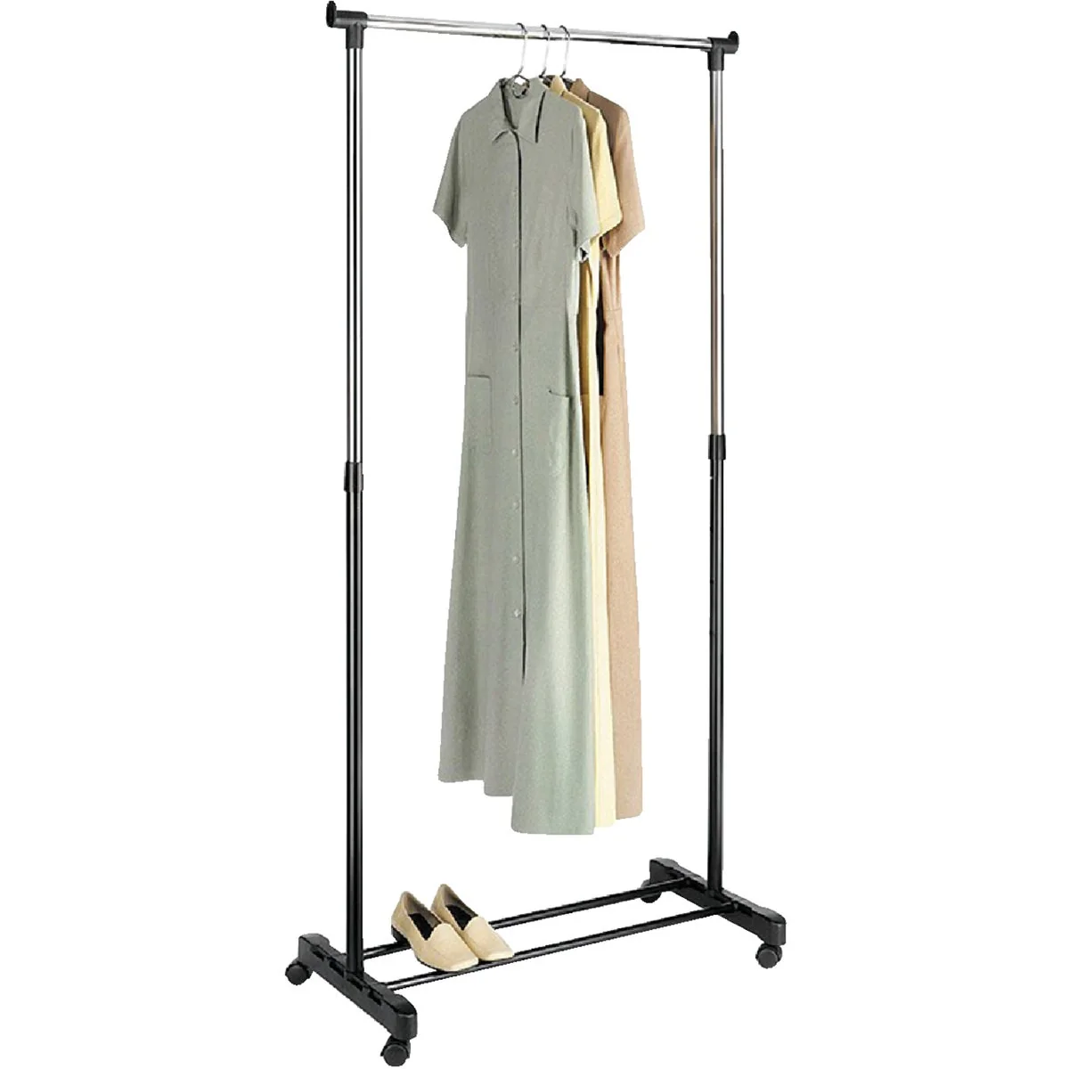 Original Whitmor Adjustable 16-3 4 In. x 43 In. to 72 In. Garment Rack High-Quality
