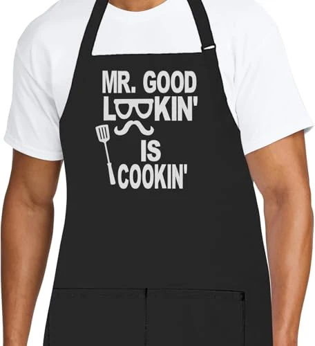 Elegant Personalized Chef Apron for Men Premium