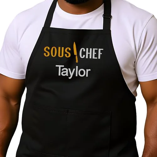 Organic Personalized Chef Apron for Men Proven