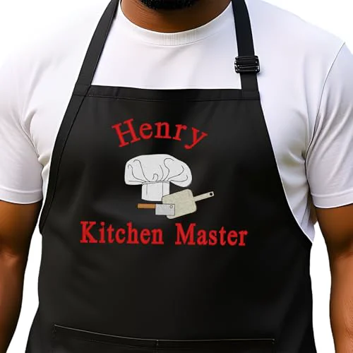 Easy-to-Use Personalized Chef Apron for Men Durable