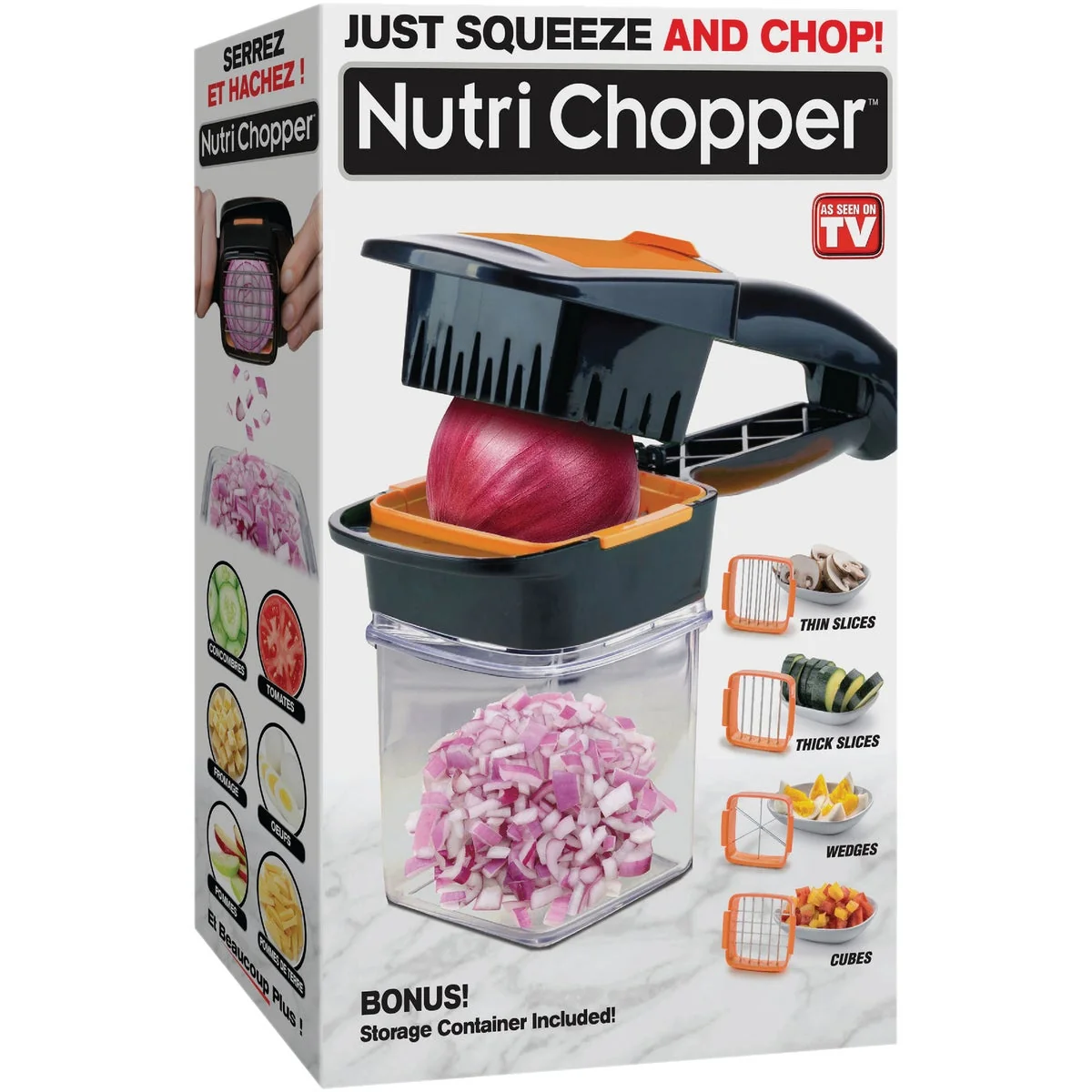 Flexible NutriChopper 7-Piece Food Chopper Consistent