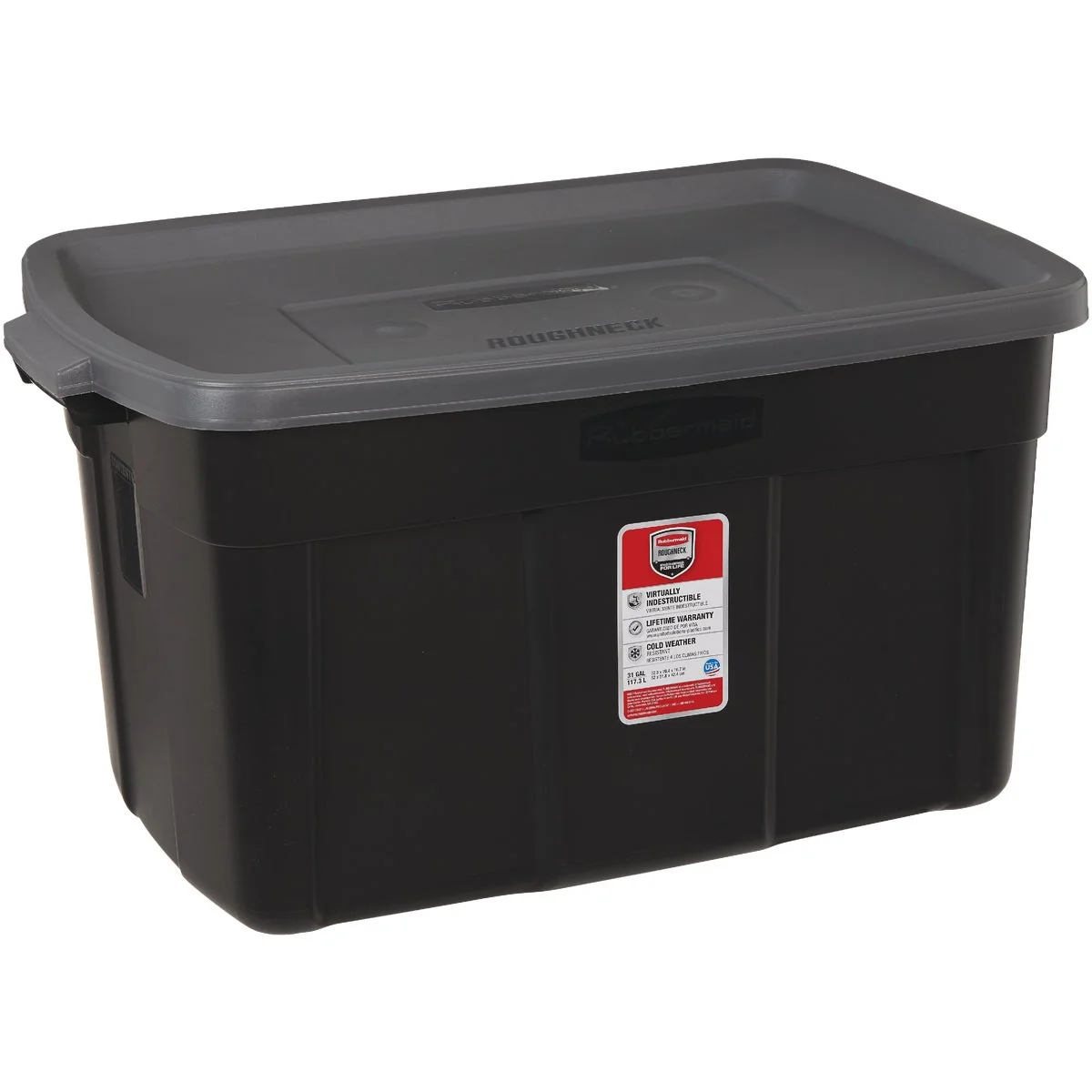Modern Rubbermaid 31 Gal. Roughneck Tote Fine
