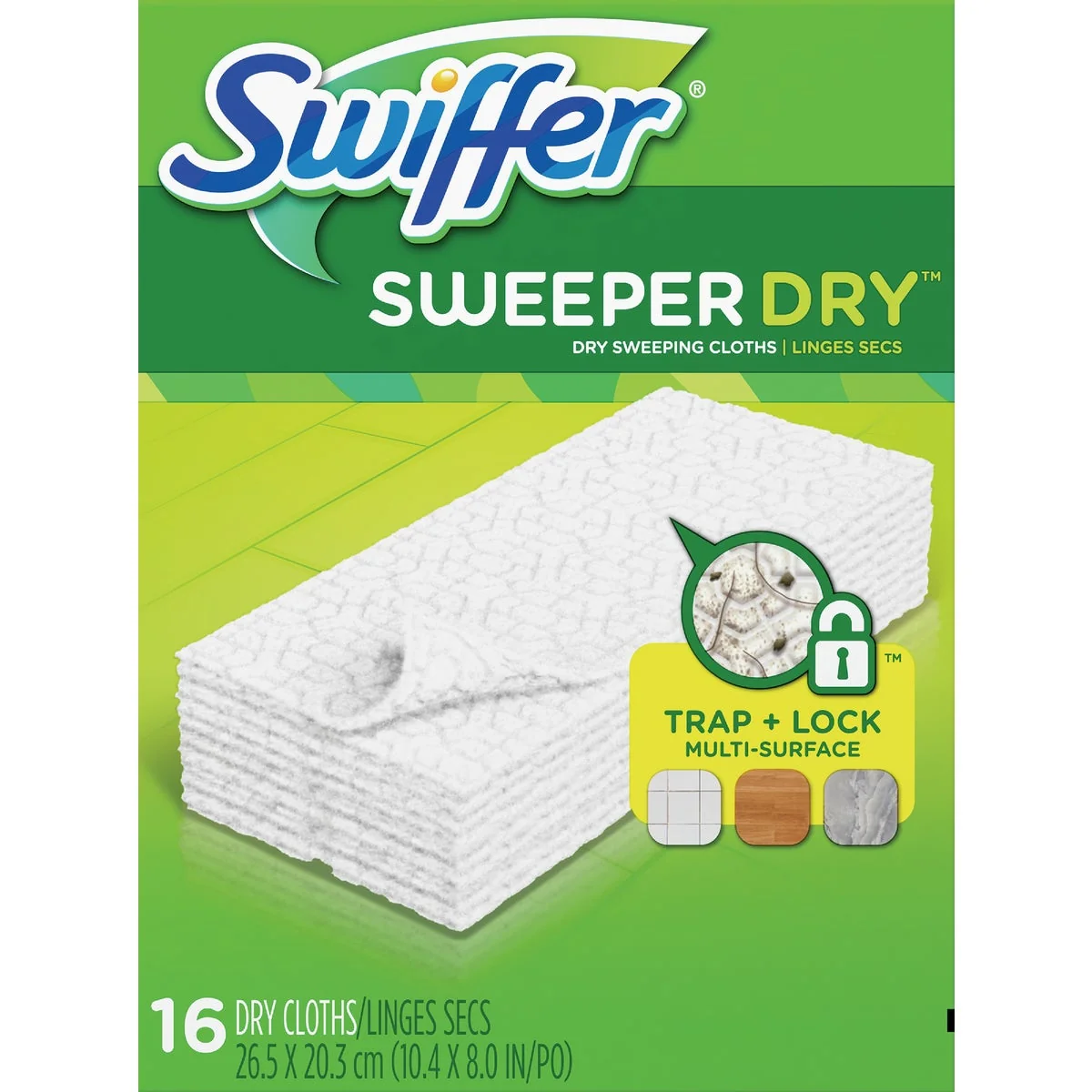 High-Grade Swiffer Sweeper Dry Cloth Mop Refill 16-Count Next-Generation