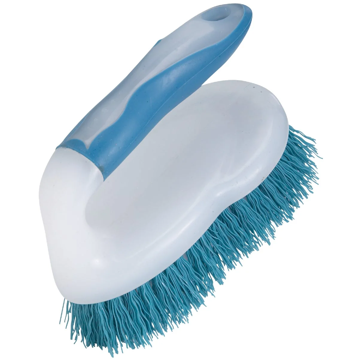 Reusable 12.6 In. Polypropylene Bristle Handled Scrub Brush Secure