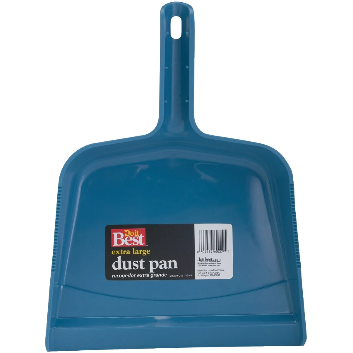 Healthy 10.5 In. Blue Plastic Extra Large Dust Pan Easy-to-Use
