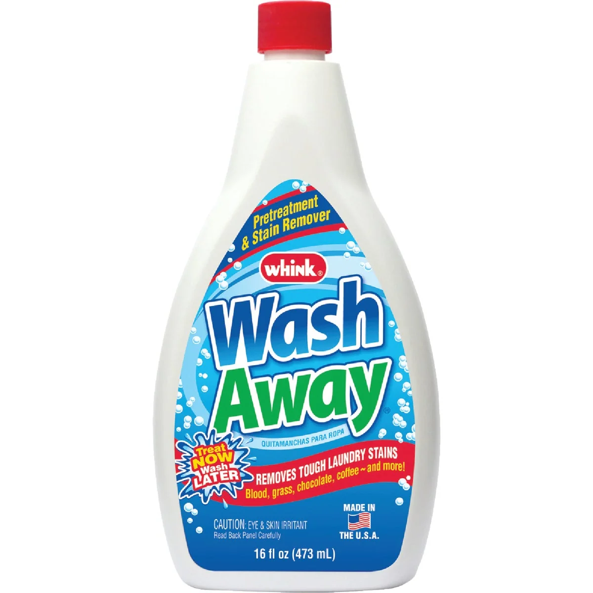 Healthy Whink Wash Away 16 Oz. Laundry Stain Remover Dependable