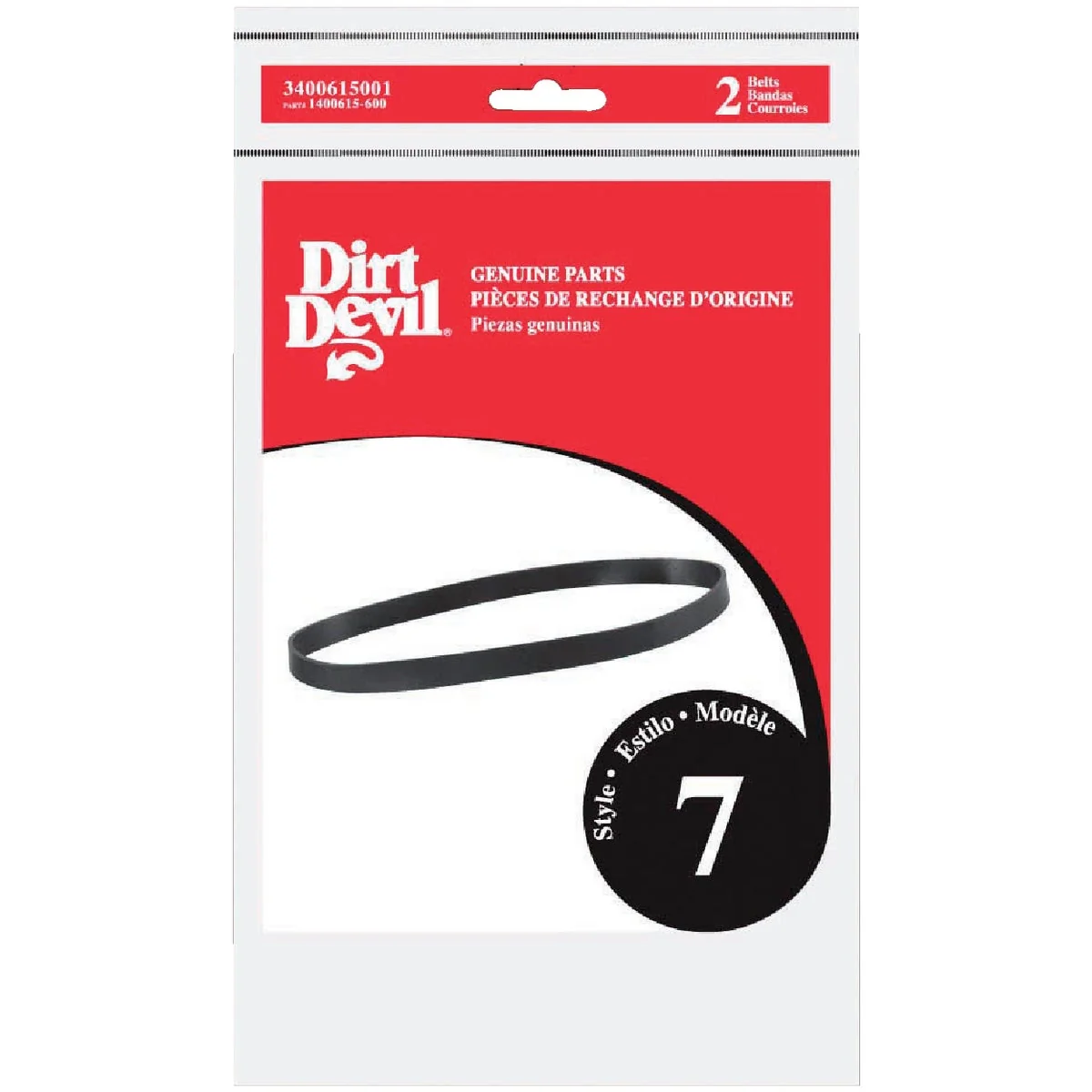 Luxury Dirt Devil Type 7 Easy Steamer Models Vacuum Cleaner Belt 2-Pack Green