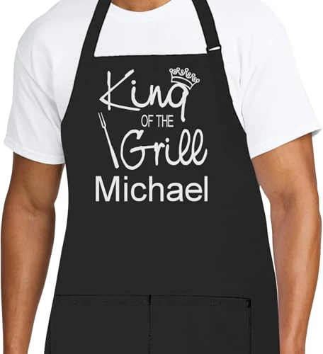 Luxury Personalized Chef Apron for Men Lightweight