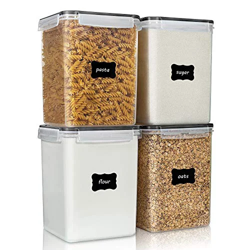 Smart 5.2L Flour Sugar Storage Containers 4 Count Exceptional