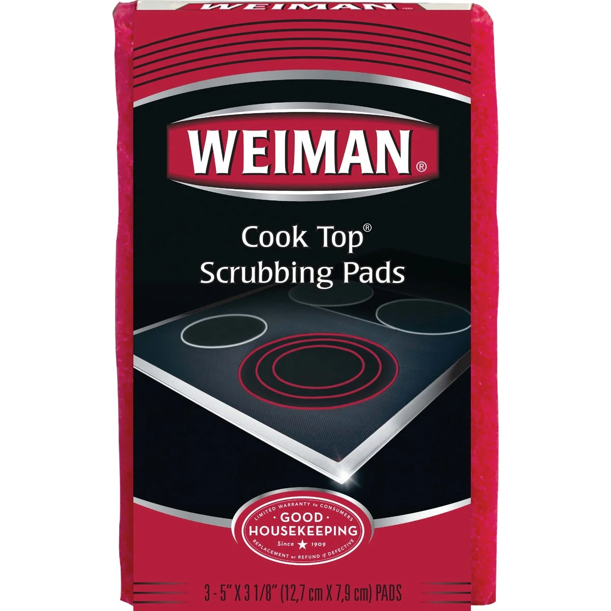 Sustainable Weiman Cook Top Scrubbing Pad 3 Count Official