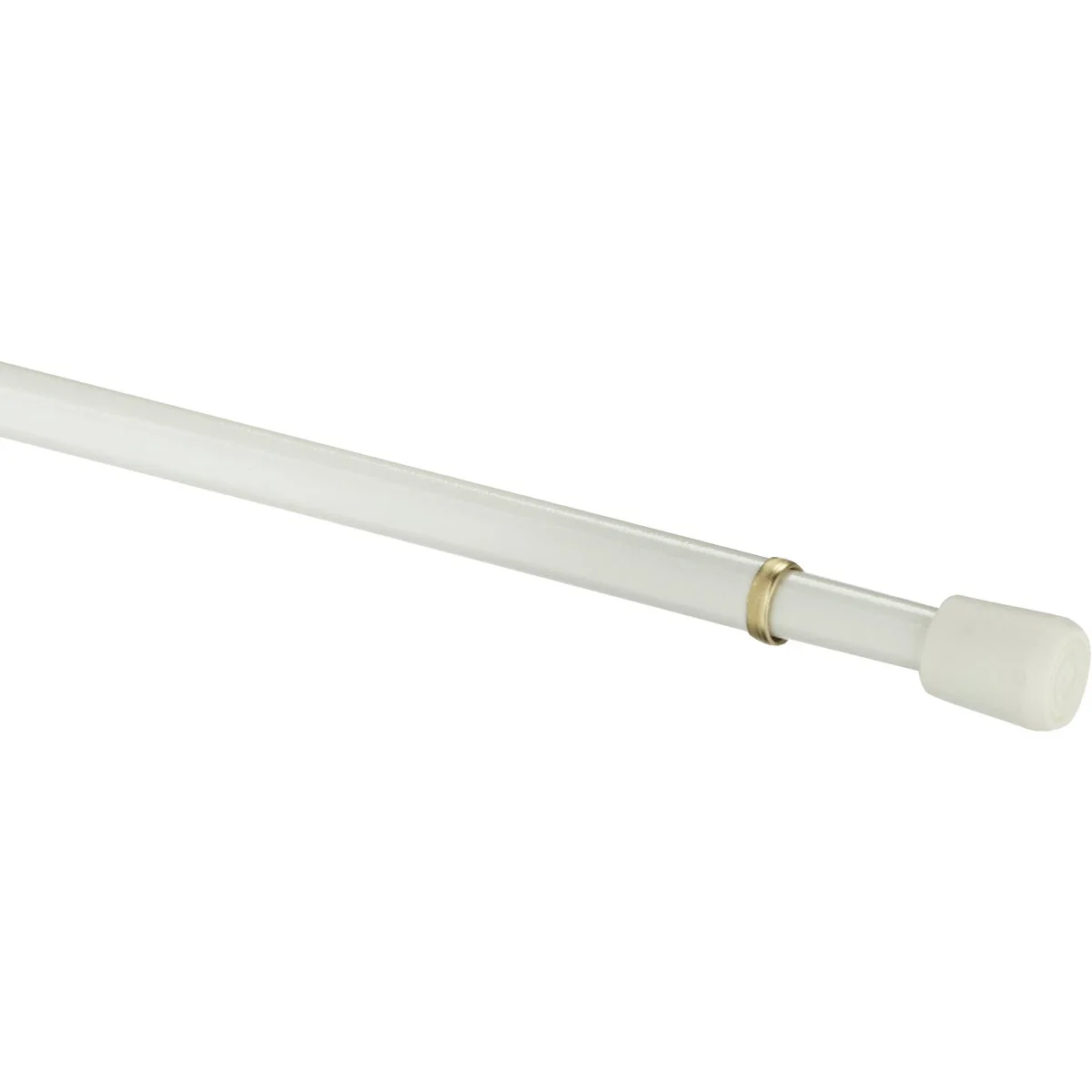 Original Kenney Strafford 28 In. To 48 In. 7 16 In. Spring Tension Rod White Efficient