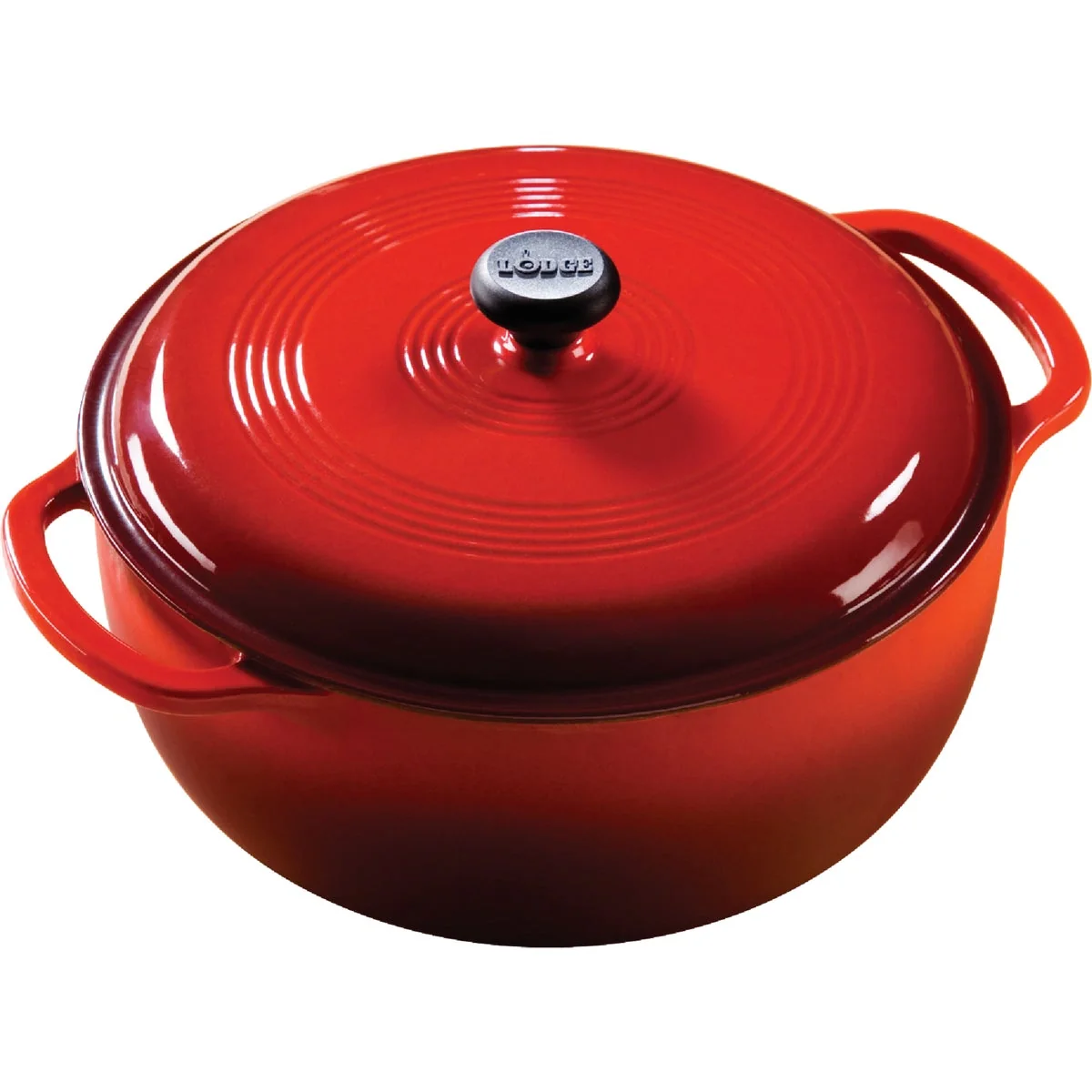 Environmentally Friendly Lodge 6 Qt. Dutch Oven Red Consistent