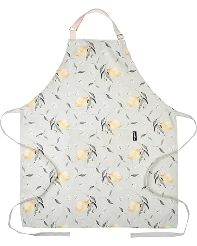 Casual Premium Adjustable Cooking Colored Aprons for Women with Pockets Trendy