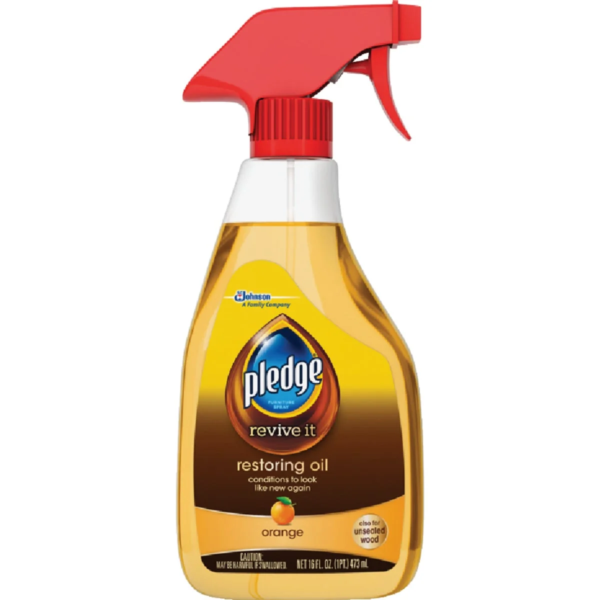 Flexible Pledge 16 Oz. Revive It Restoring Orange Oil Wood Cleaner High-Performance