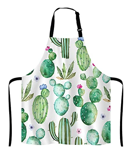Responsible Cactus Adjustable Bib Apron Durable