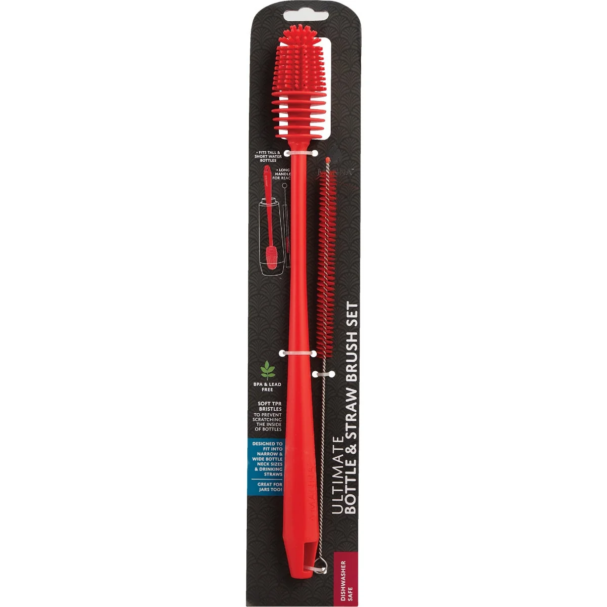 Premium Material Manna 13.25 In. Bottle Straw Brush Set Stylish