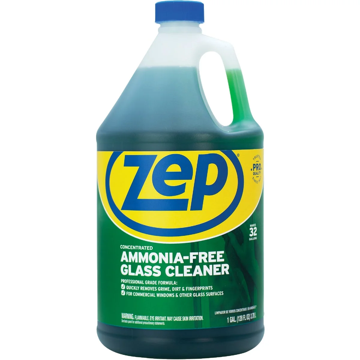 Recyclable Zep Commercial 1 Gal. Ammonia- Glass Cleaner Concentrate High-Performance