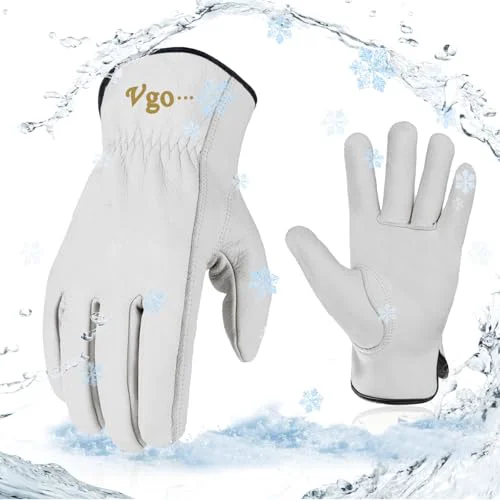 Authentic 32℉ Lined Full Leather Winter Gloves Trendy