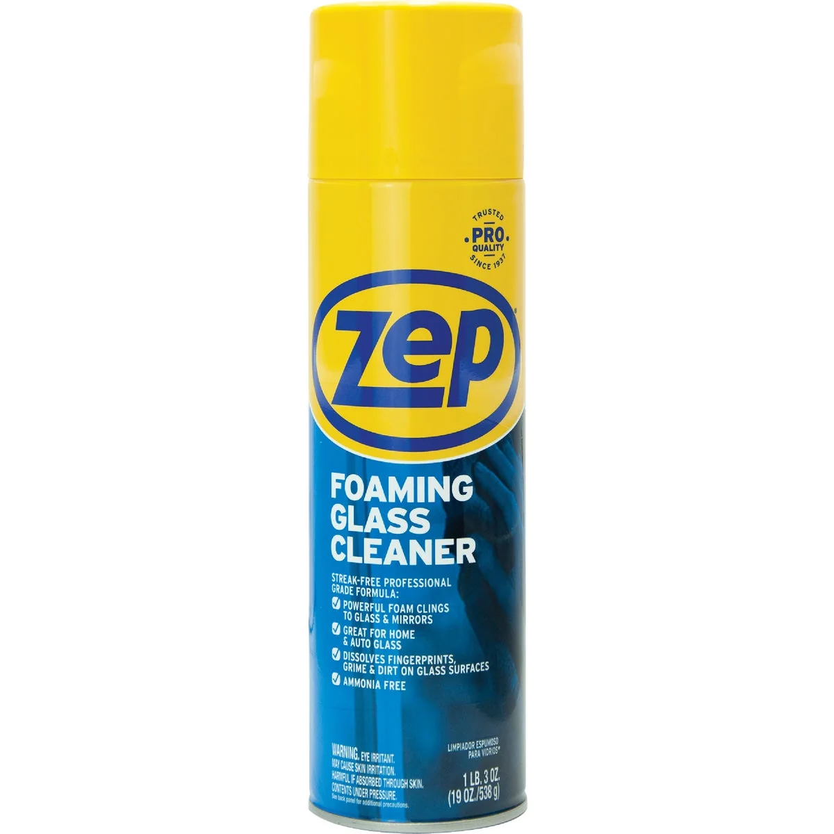 Refined Zep Commercial 19 Oz. Foaming Glass Cleaner Sustainable