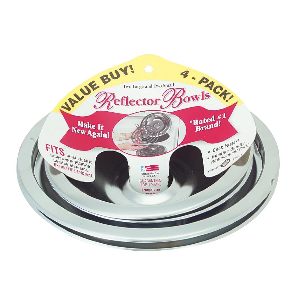 Green Range Kleen Electric 2 6 2 8 Style A Round Chrome Drip Pan Environmentally Friendly