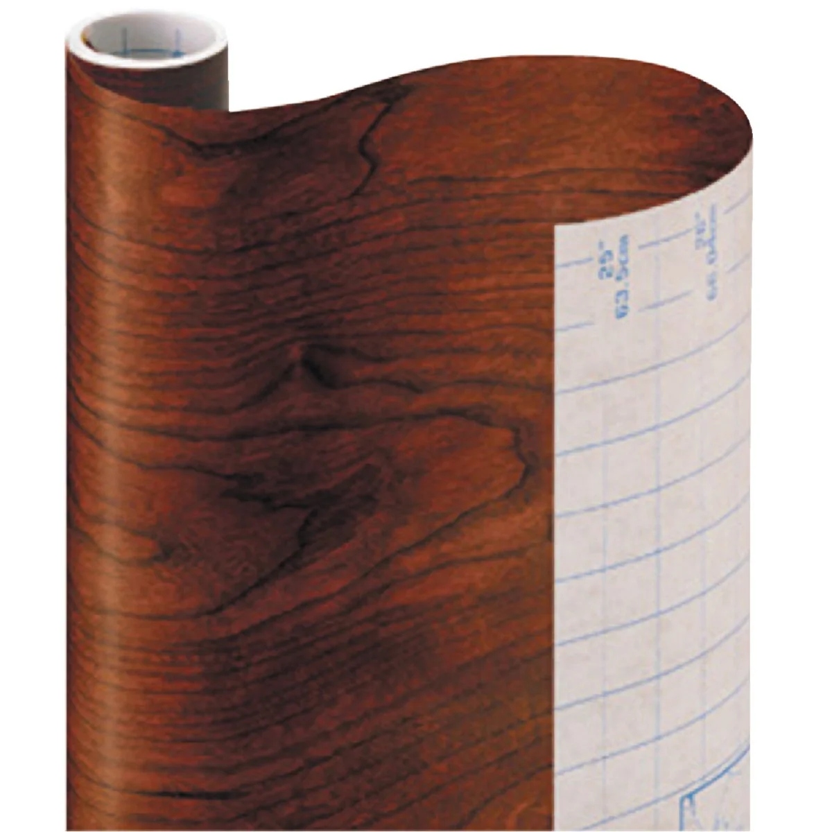 Practical Con-Tact Creative Covering 18 In. x 9 Ft. Cherry Woodgrain Self-Adhesive Shelf Liner Trusted
