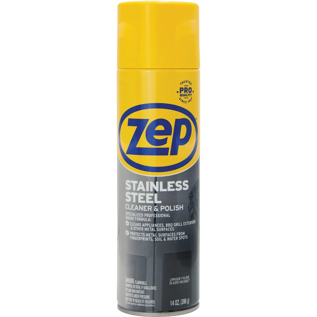 Responsible Zep 14 Oz. Stainless Steel Cleaner Polish Efficient