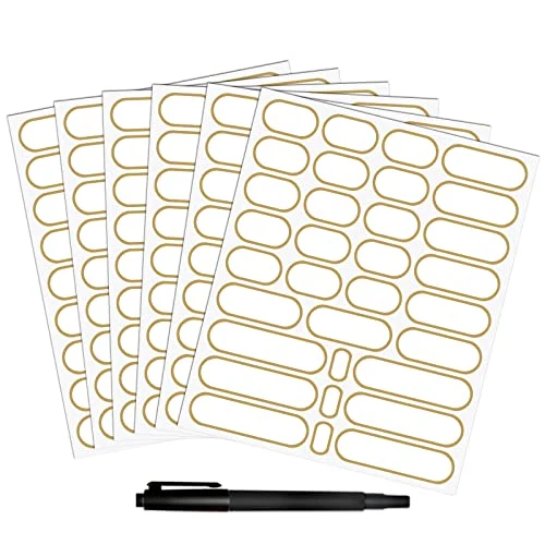Outstanding 192pcs Removable Bottle Labels Waterproof Self Selected