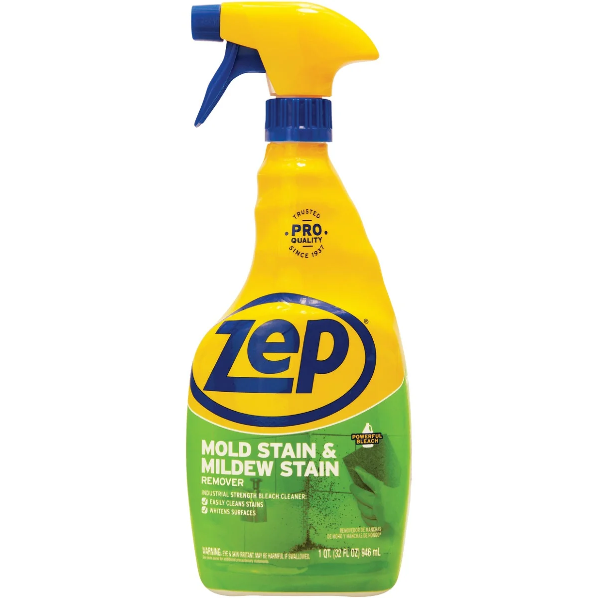 Expertly Made Zep 32 Oz. Mold Mildew Stain Remover Spray Genuine