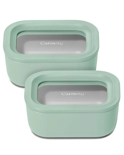 Sophisticated 2 Piece Glass Food Storage Container Set 2 Count Verified