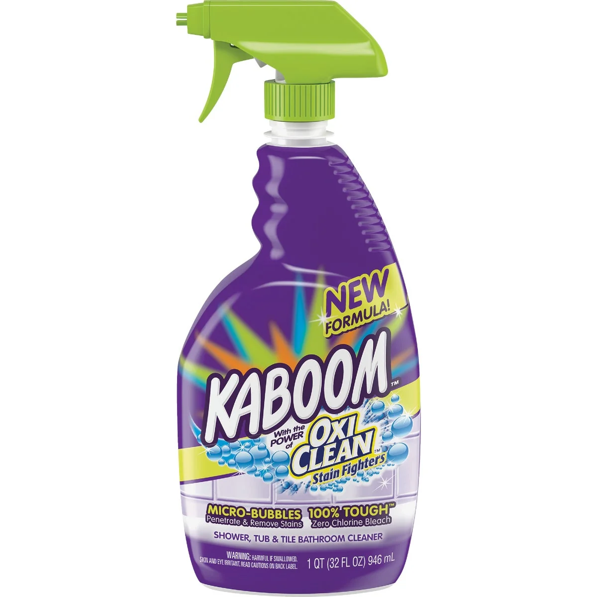Relaxed Kaboom 32 Oz. Shower Tub Tile Bathroom Cleaner with OxiClean Original Design